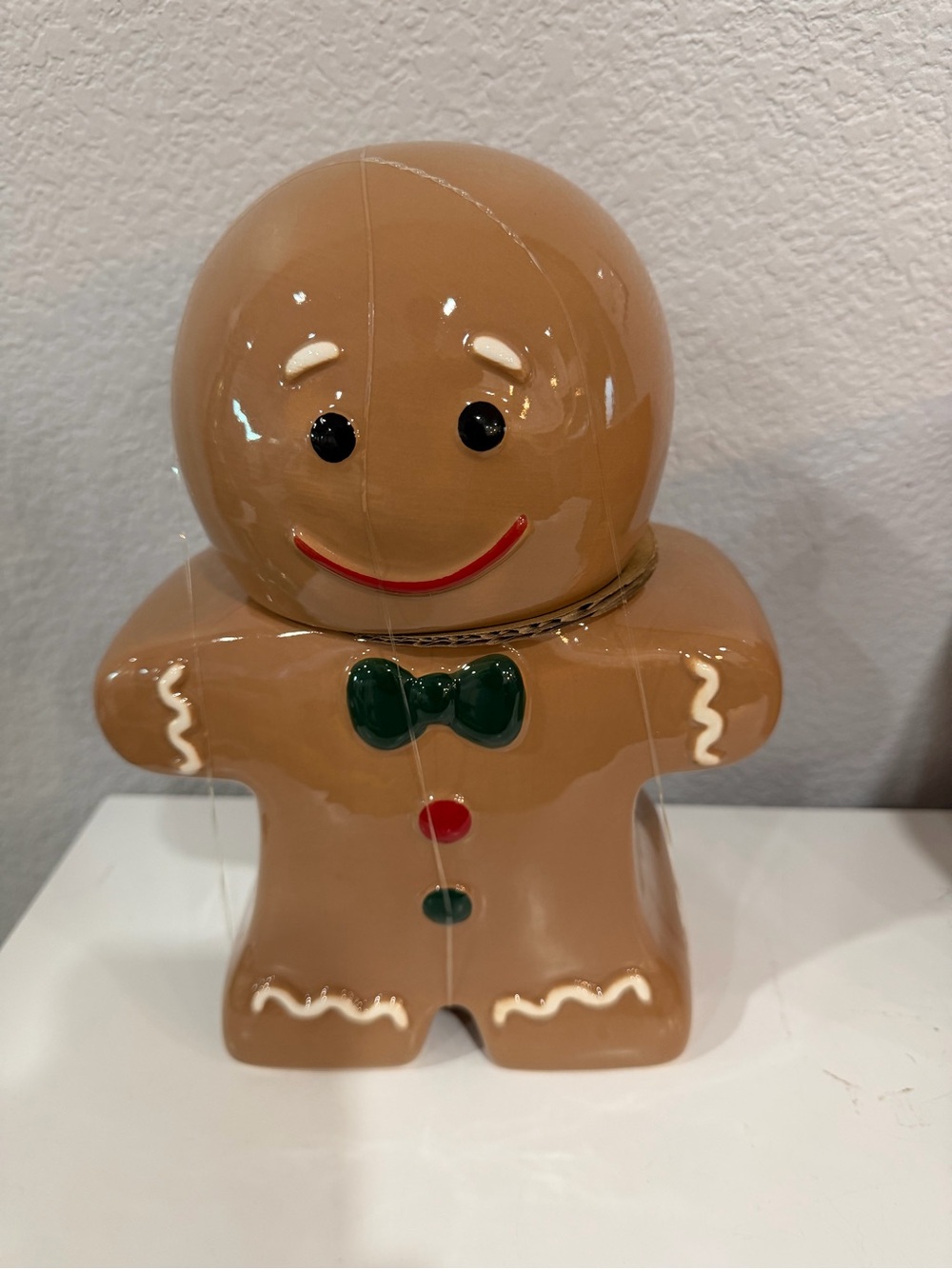 Gingerbread Plush-Style Toy Figure - Brown